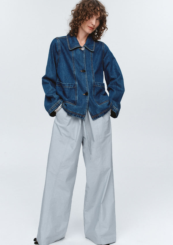 Marle Cropped Pea Jacket