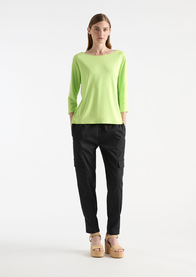 Mela Purdie Matte Jersey Relaxed Boatneck