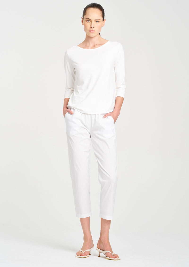 Mela Purdie Matte Jersey Relaxed Boatneck