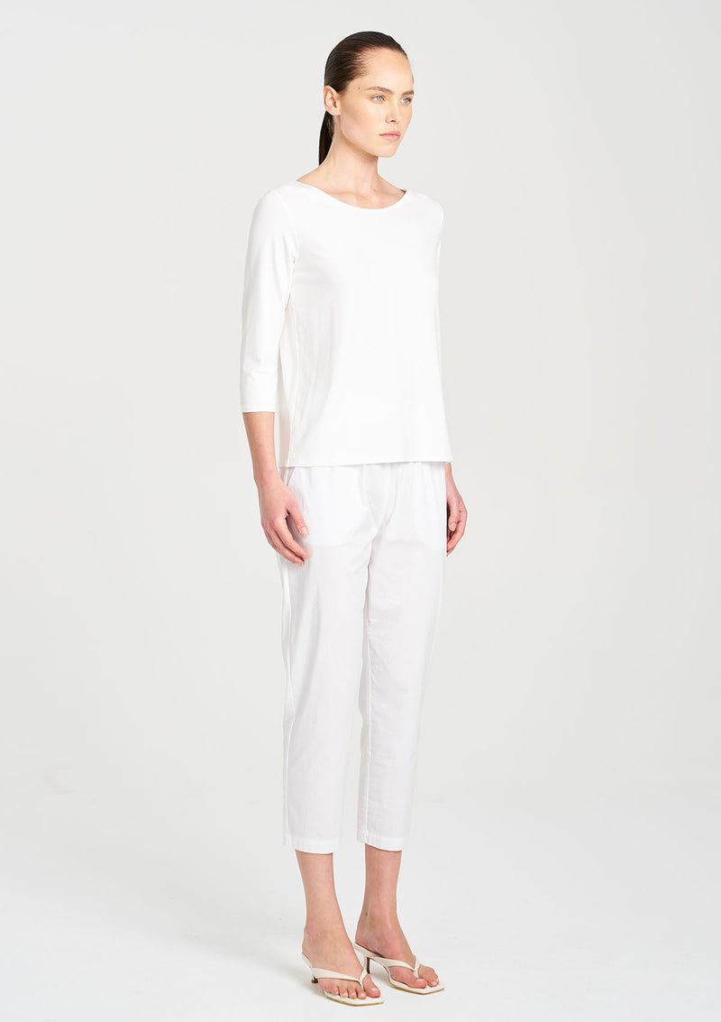 Mela Purdie Matte Jersey Relaxed Boatneck