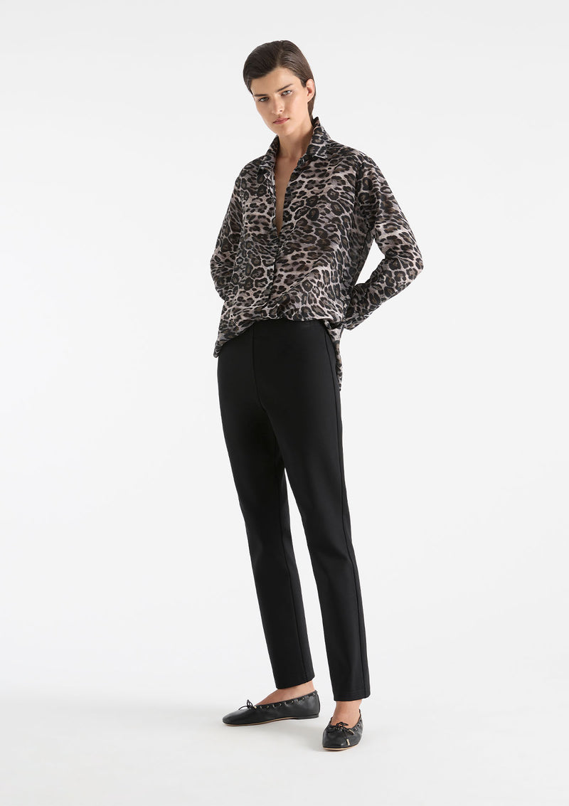 Mela Purdie Savoy Animal Silk Soft Shirt