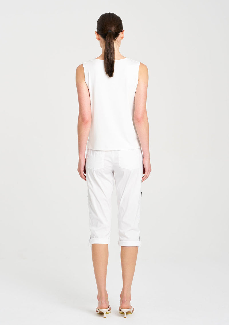 Mela Purdie Matte Jersey Palazzo Shell