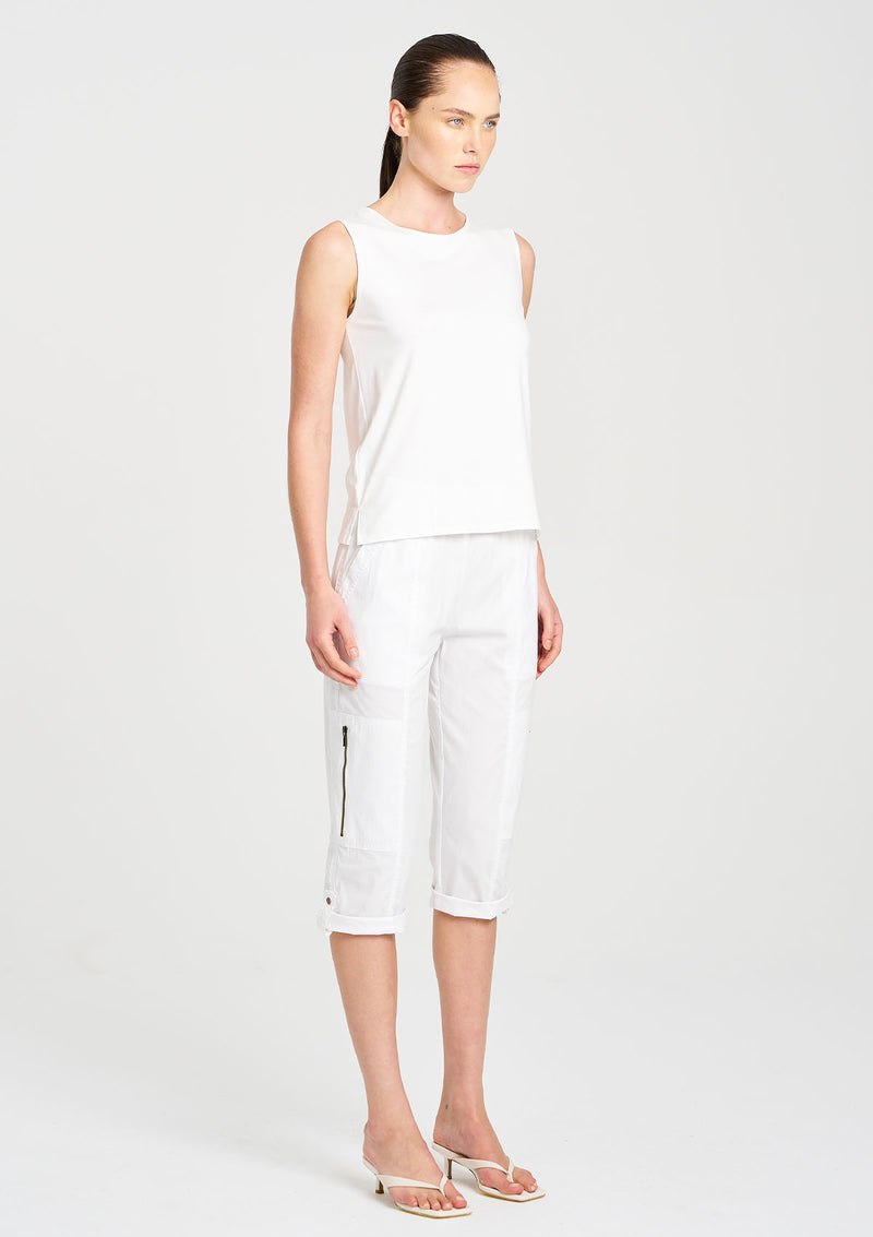 Mela Purdie Matte Jersey Palazzo Shell
