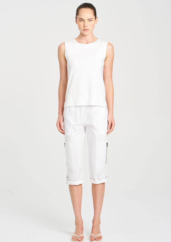 Mela Purdie Matte Jersey Palazzo Shell