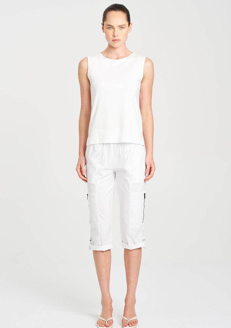 Mela Purdie Matte Jersey Palazzo Shell