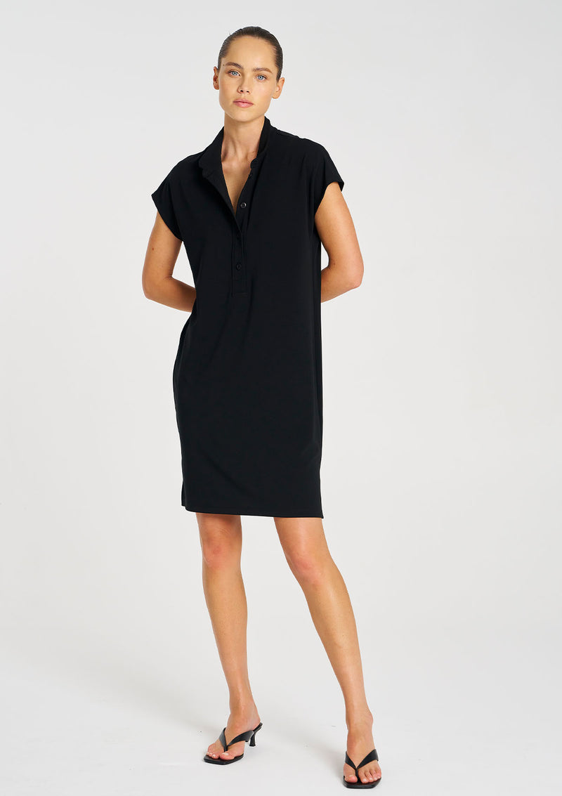 Mela Purdie Powder Knit Henley Dress