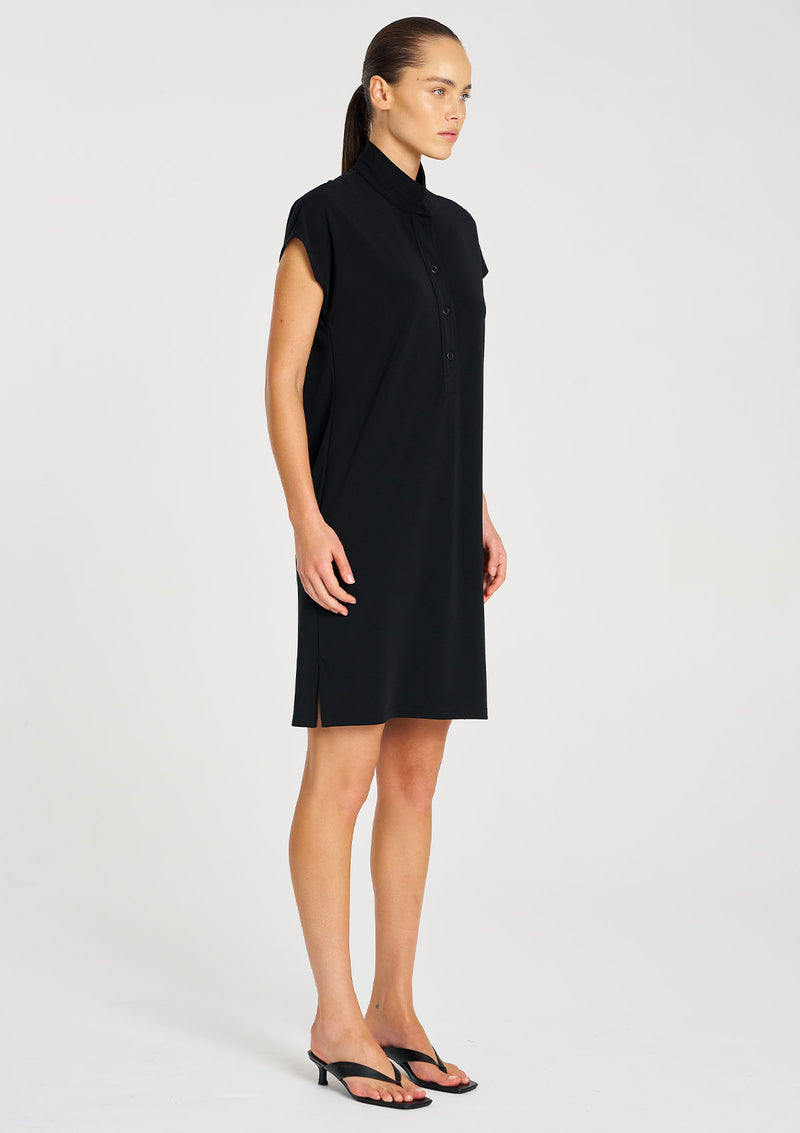 Mela Purdie Powder Knit Henley Dress