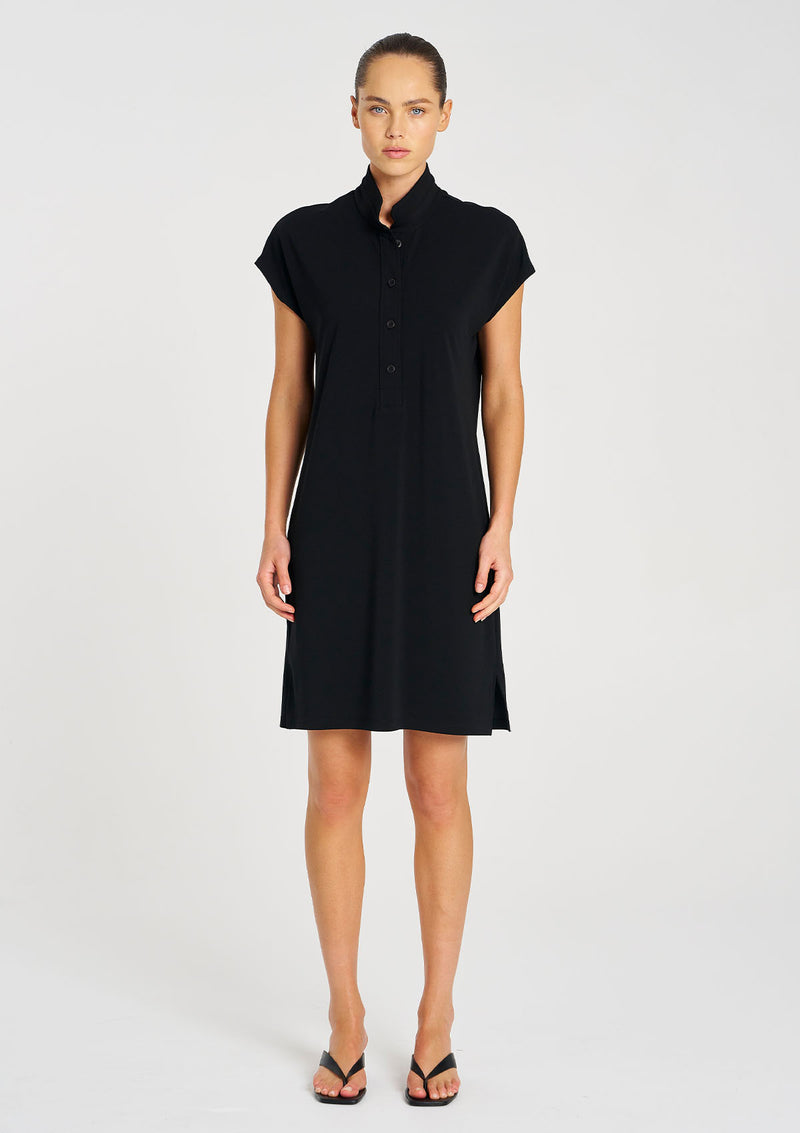 Mela Purdie Powder Knit Henley Dress