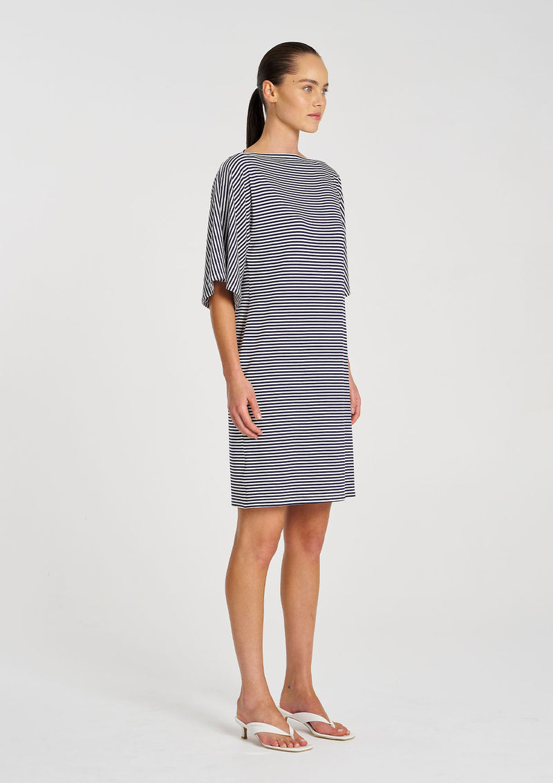 Mela Purdie Yacht Stripe Jersey Picasso Dress