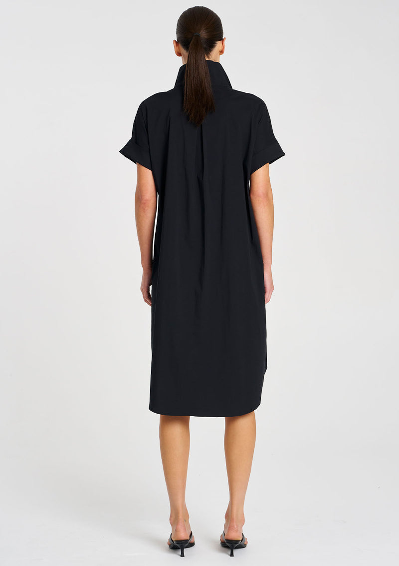 Mela Purdie Microprene Half Zip Dress