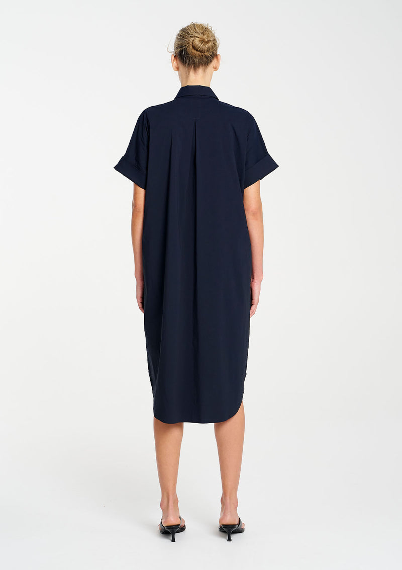 Mela Purdie Microprene Stud Shell Dress
