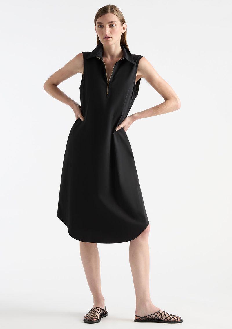 Mela Purdie Microprene Zip Tank Dress