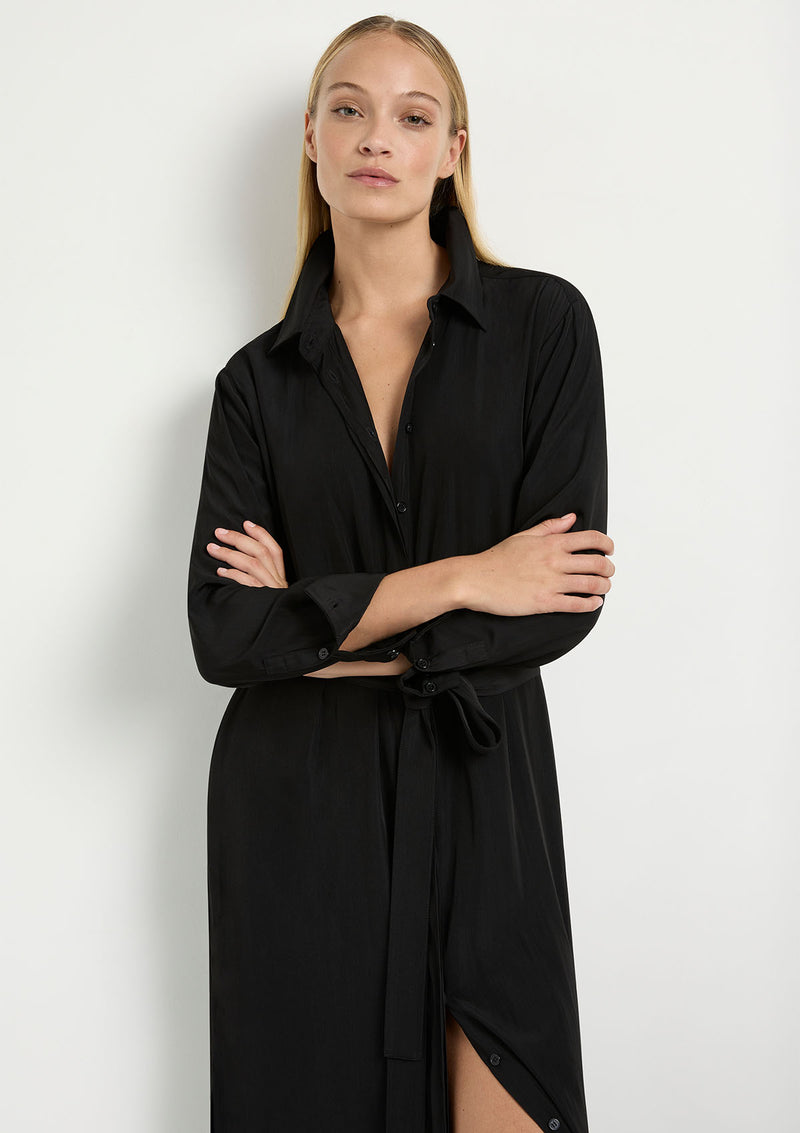 Mela Purdie Mache Tie Shirt Dress