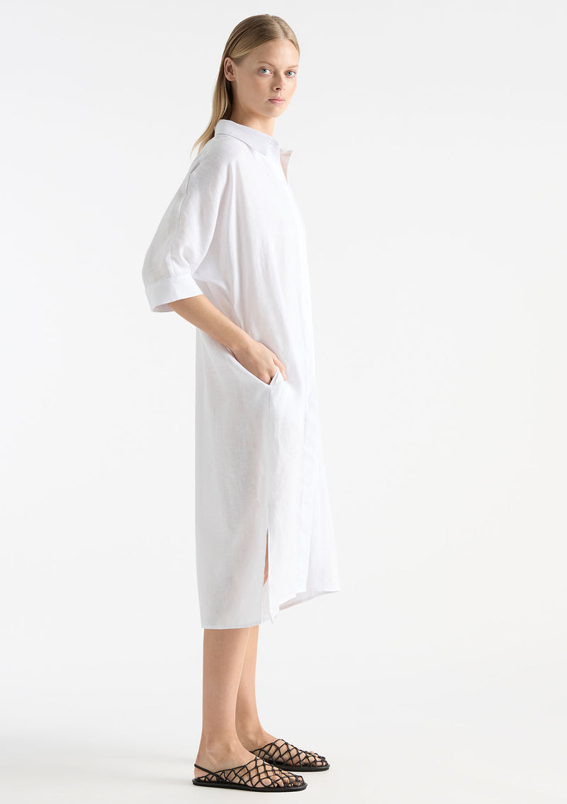 Mela Purdie Pure Linen Dolman Wedge
