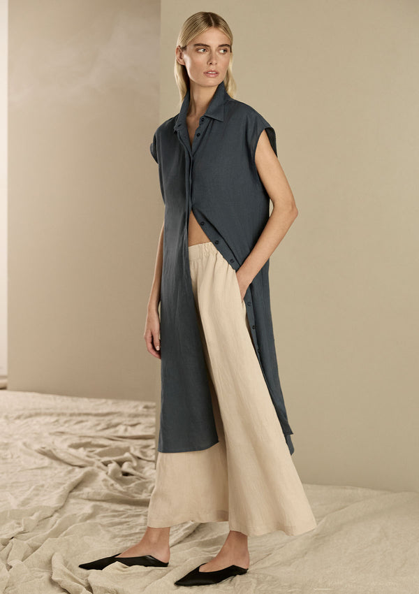 Mela Purdie Pure Linen Slice Dress