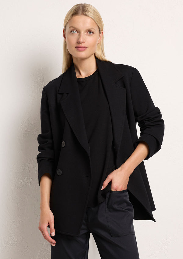 Mela Purdie Polished Ponte Profile Blazer