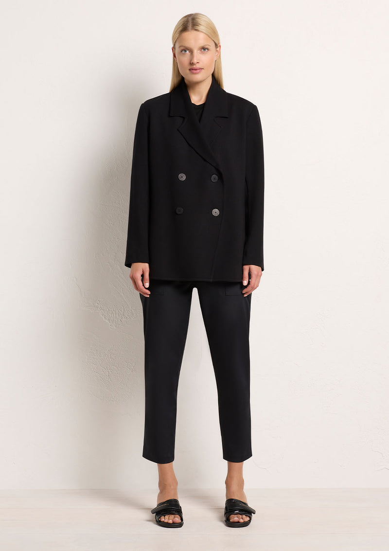 Mela Purdie Polished Ponte Profile Blazer