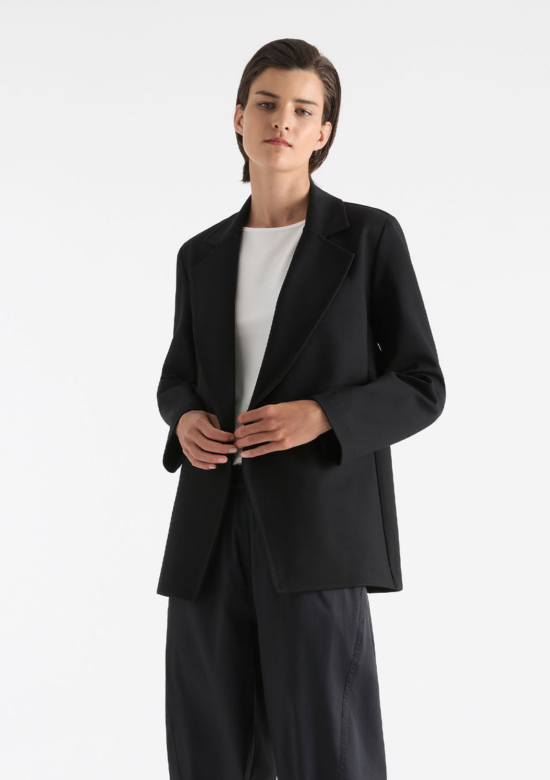 Mela Purdie Polished Ponte Shaped Blazer