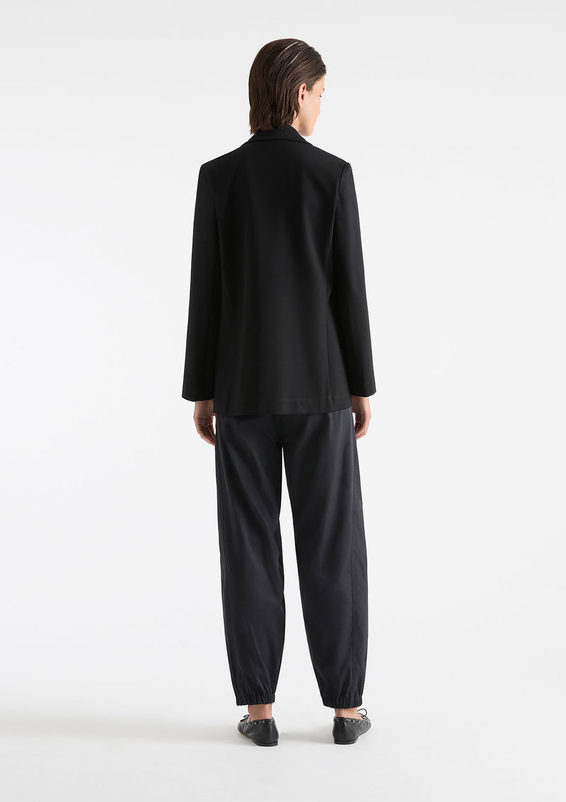 Mela Purdie Polished Ponte Shaped Blazer