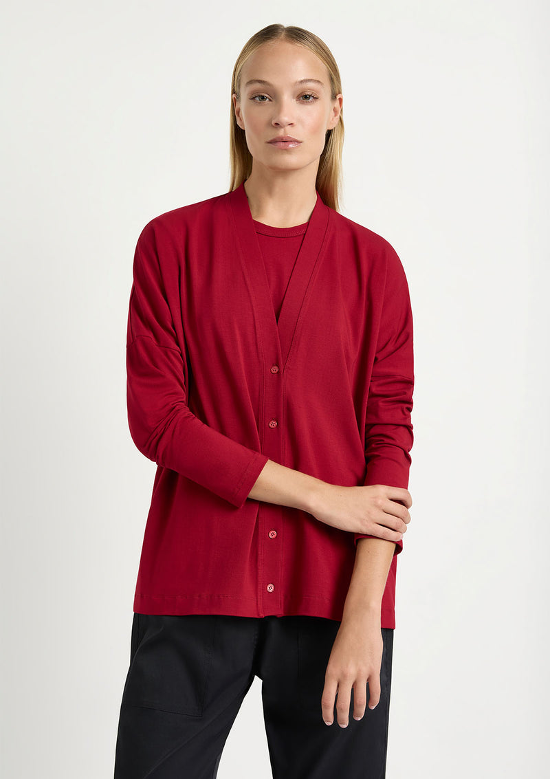 Mela Purdie Matte Jersey Studio Cardigan