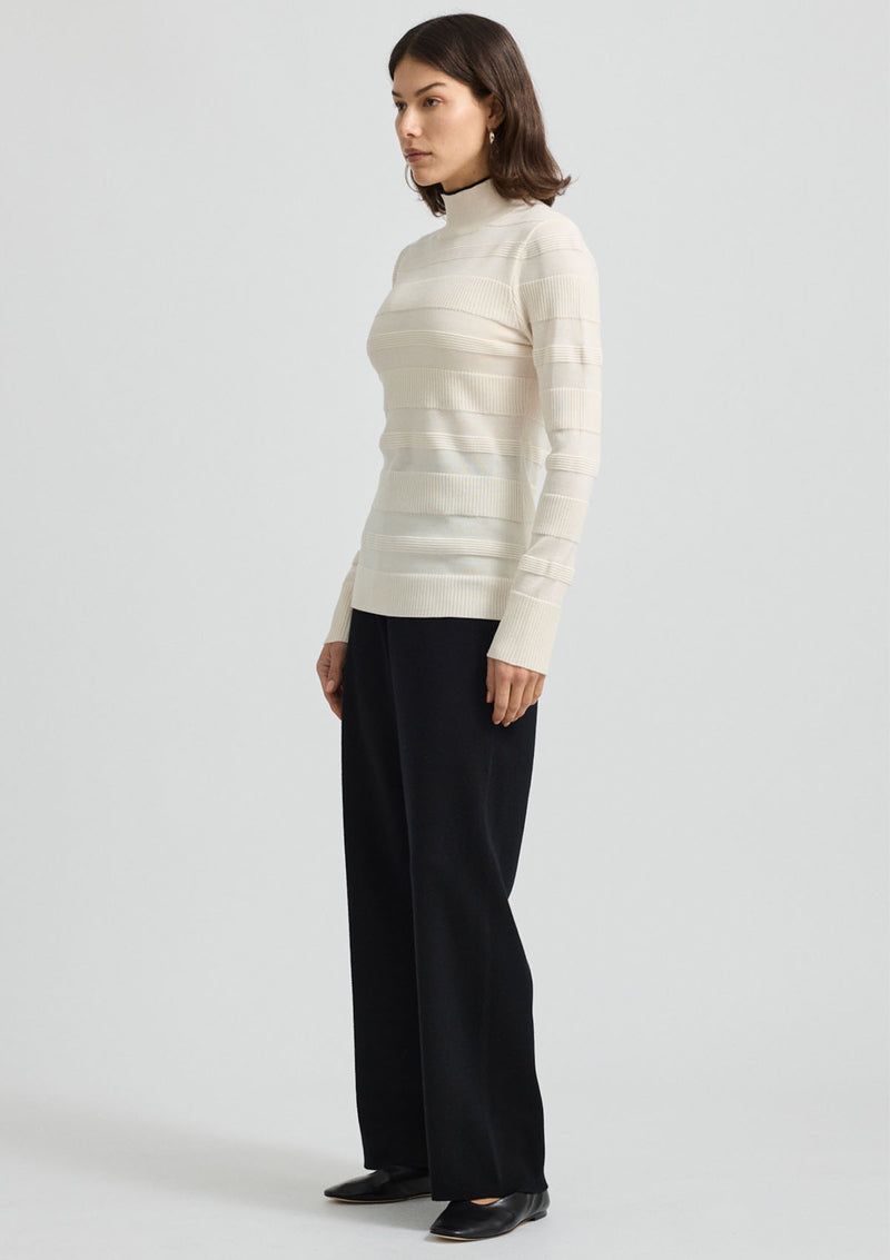 Toorallie Ottoman Roll Neck Knit