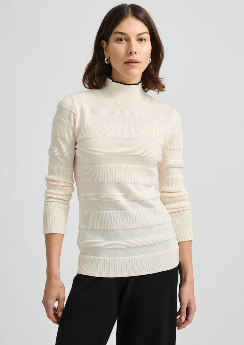 Toorallie Ottoman Roll Neck Knit