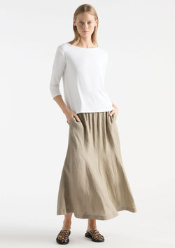 Mela Purdie Pure Linen Palazzo Skirt