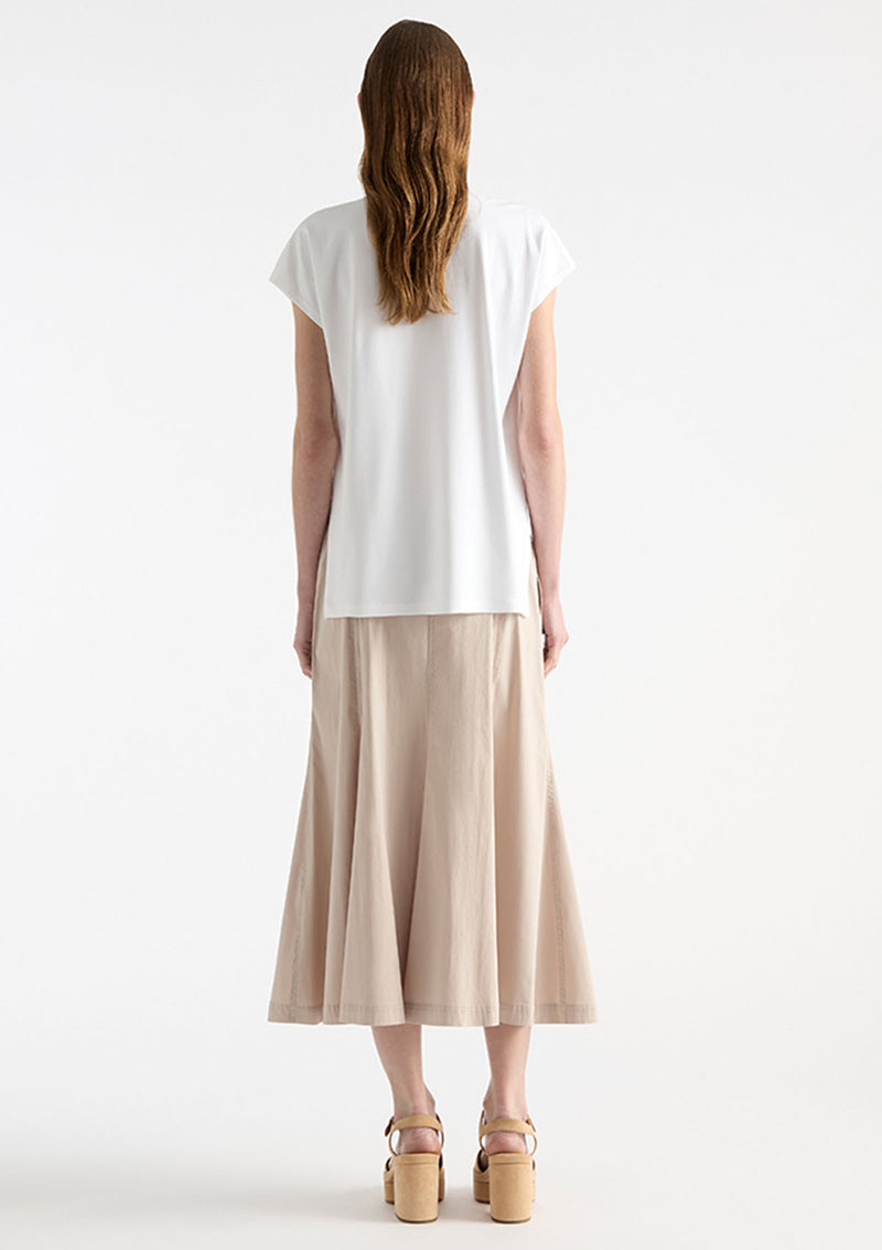 Mela Purdie Microprene Palazzo Skirt