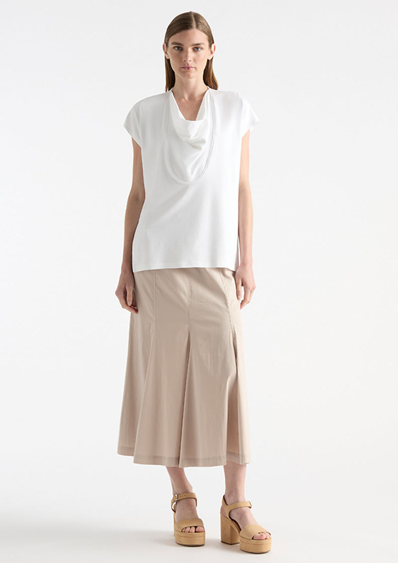 Mela Purdie Microprene Palazzo Skirt
