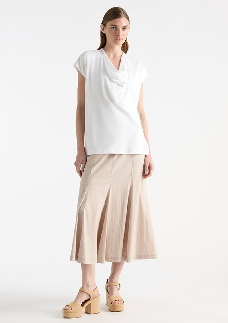 Mela Purdie Microprene Palazzo Skirt