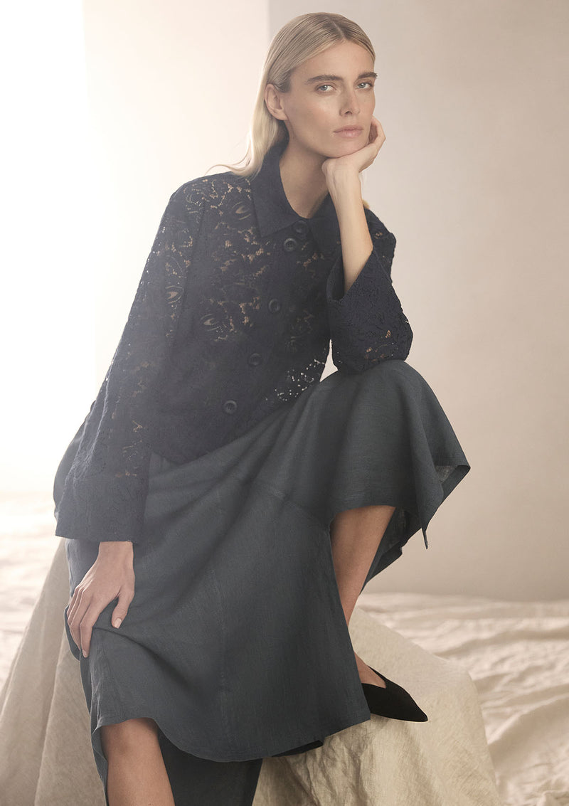 mela london lace dress MELA LONDON Lace Wrap Dress for Women