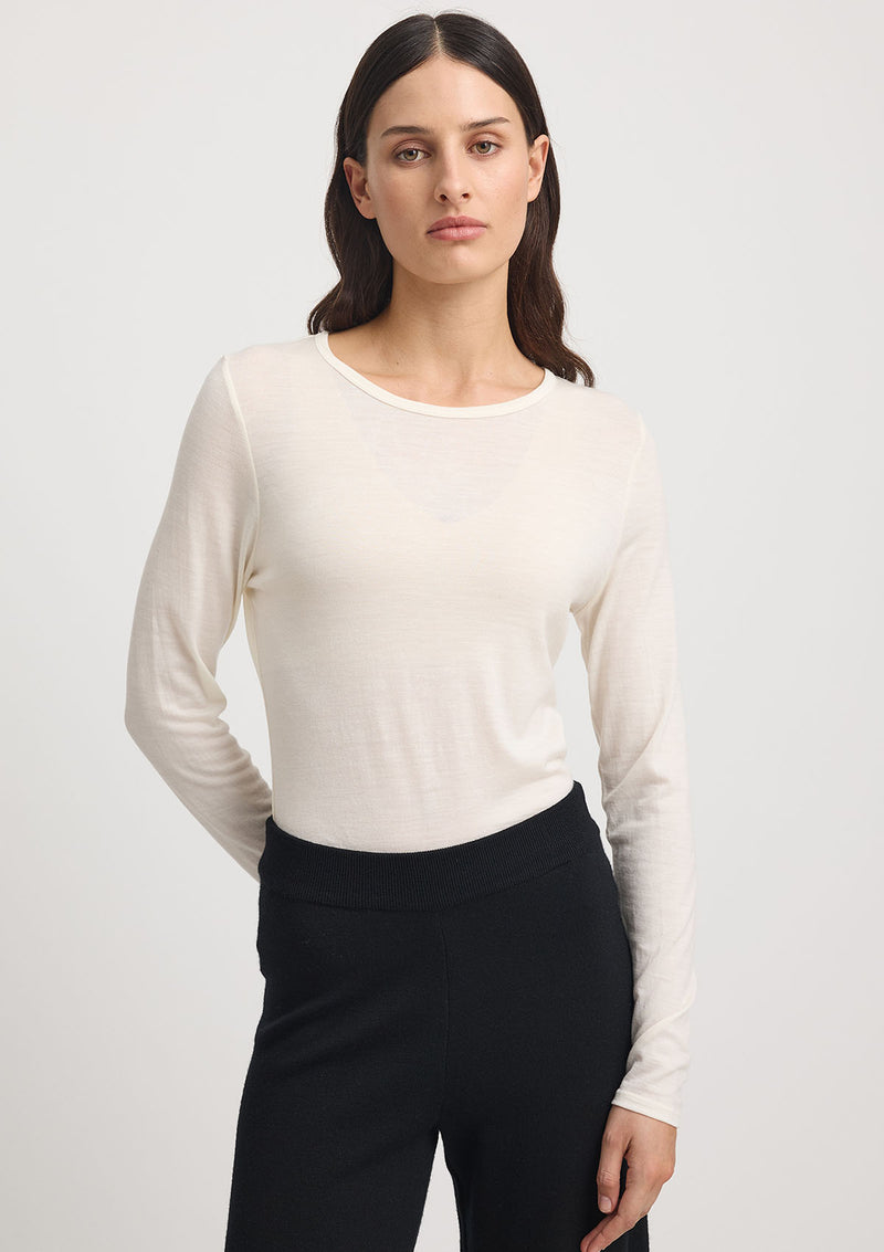 Toorallie Crew Merino L/S Tee