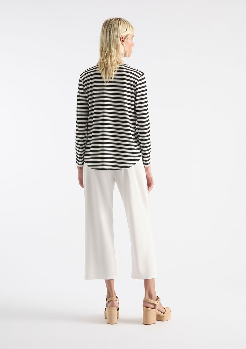Mela Purdie Bistro Stripe Knit Studio Top