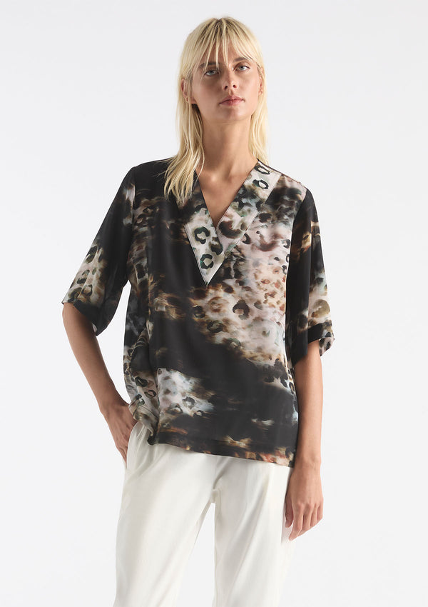 Mela Purdie Illusion Print Silk Venice Plaza