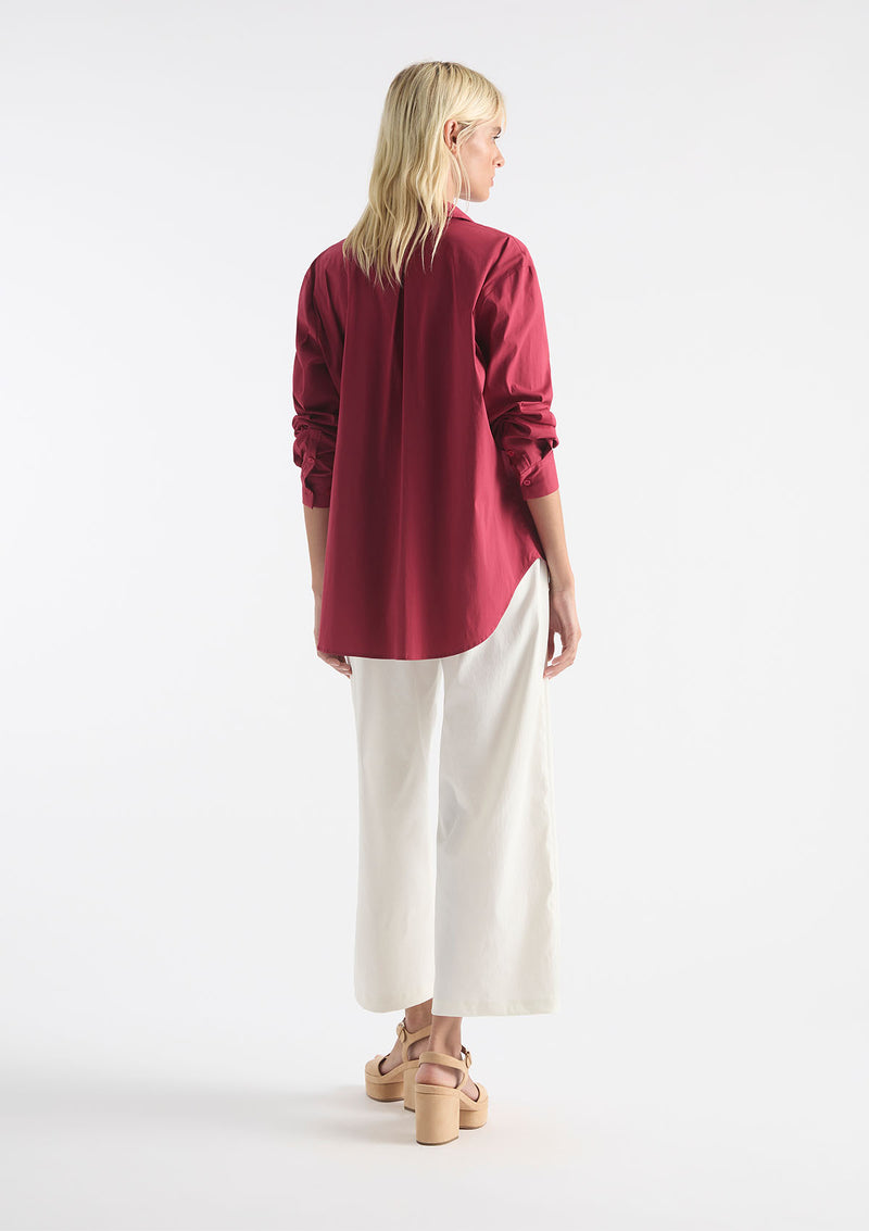 Mela Purdie Microprene Zip Front Shirt