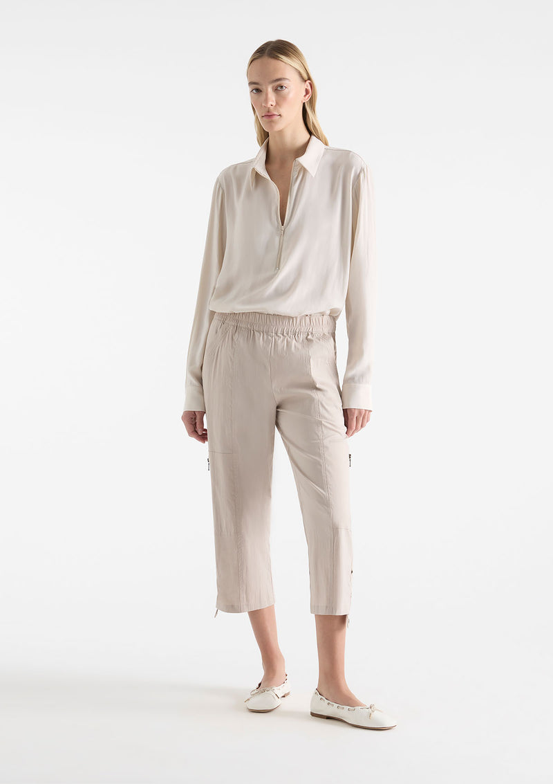Mela Purdie Mache Zip Front Shirt
