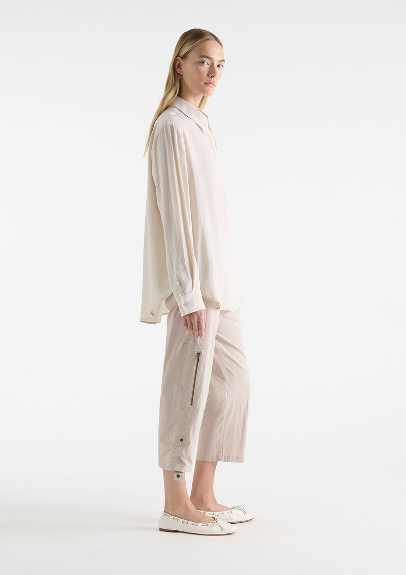Mela Purdie Mache Zip Front Shirt