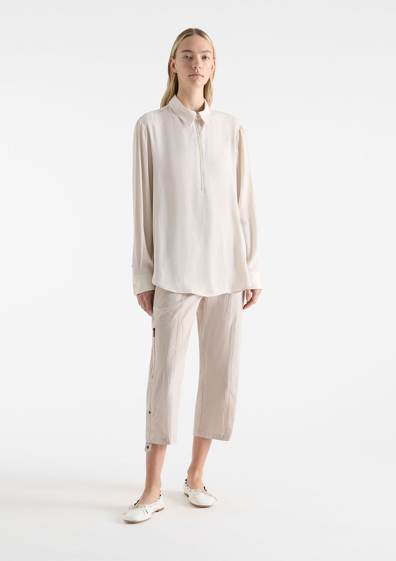 Mela Purdie Mache Zip Front Shirt