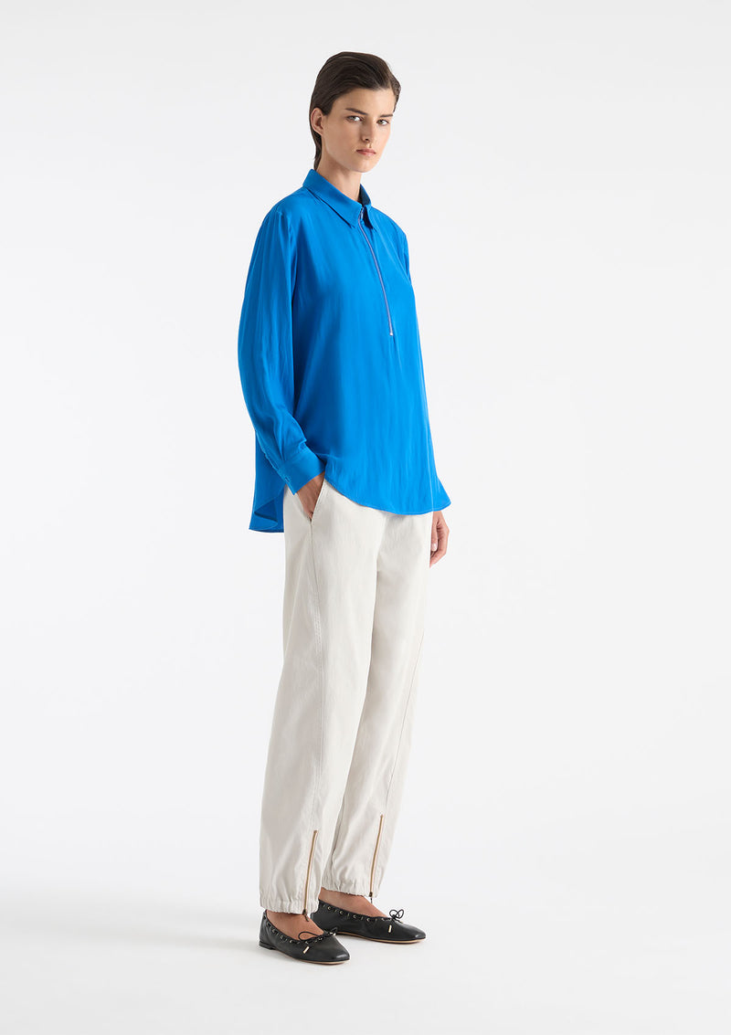 Mela Purdie Mache Zip Front Shirt