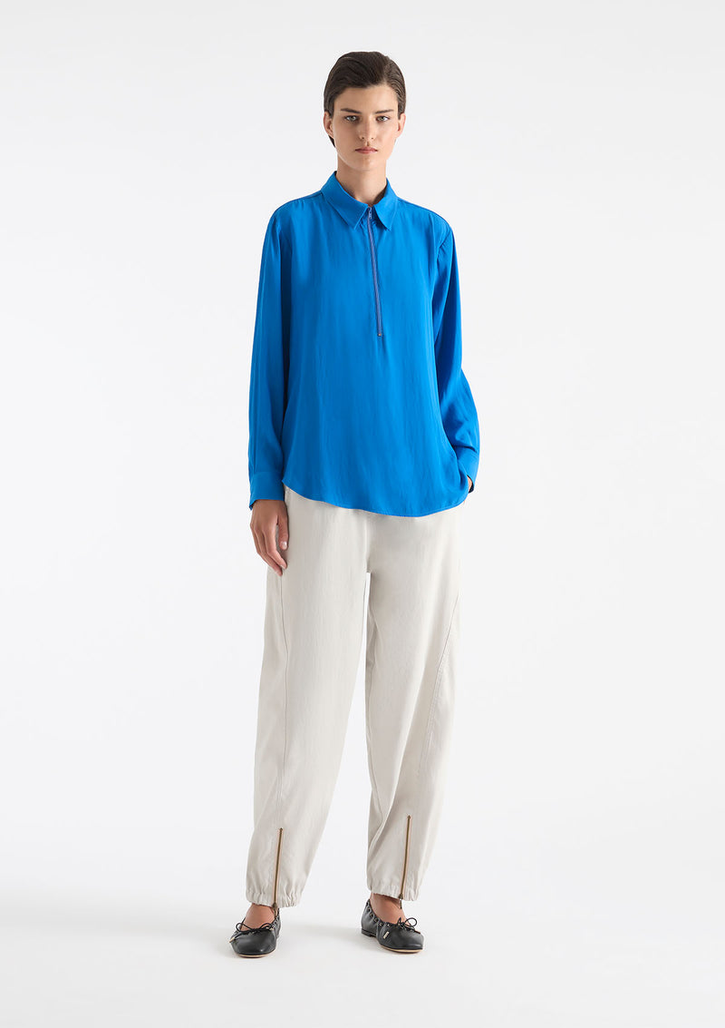Mela Purdie Mache Zip Front Shirt