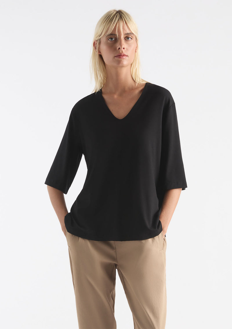 Mela Purdie Matte Jersey V Stretch Plaza