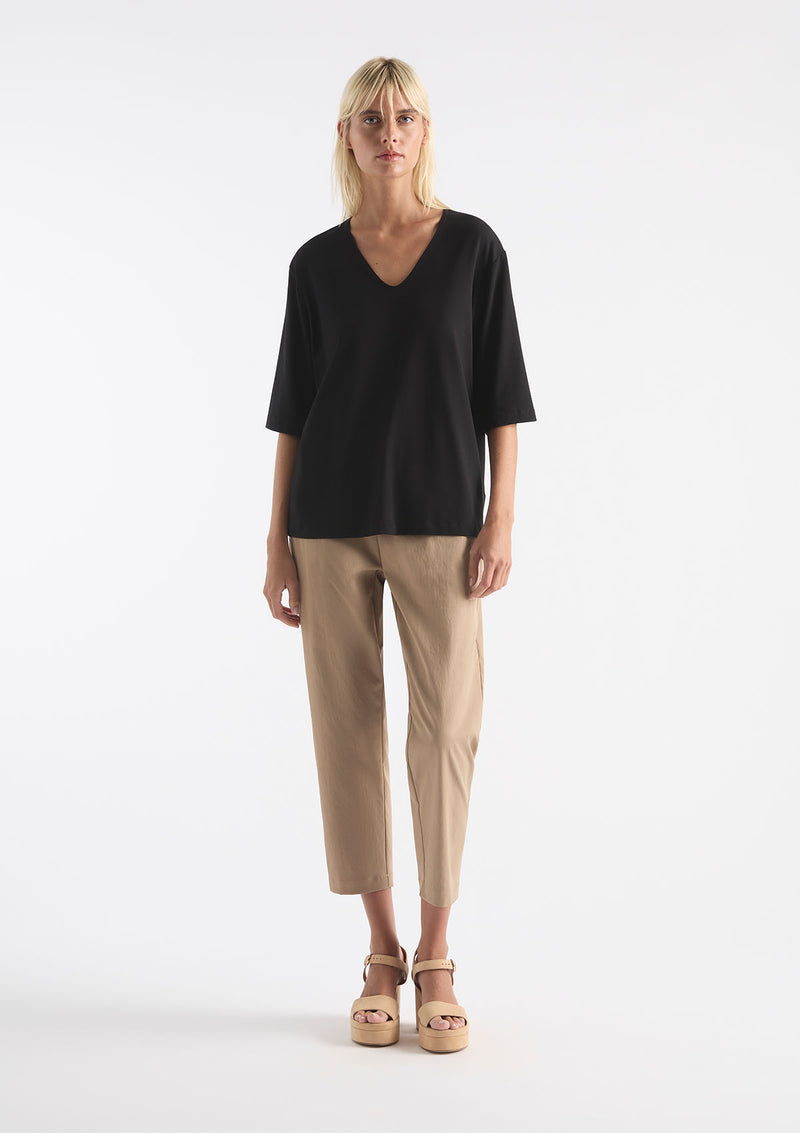 Mela Purdie Matte Jersey V Stretch Plaza