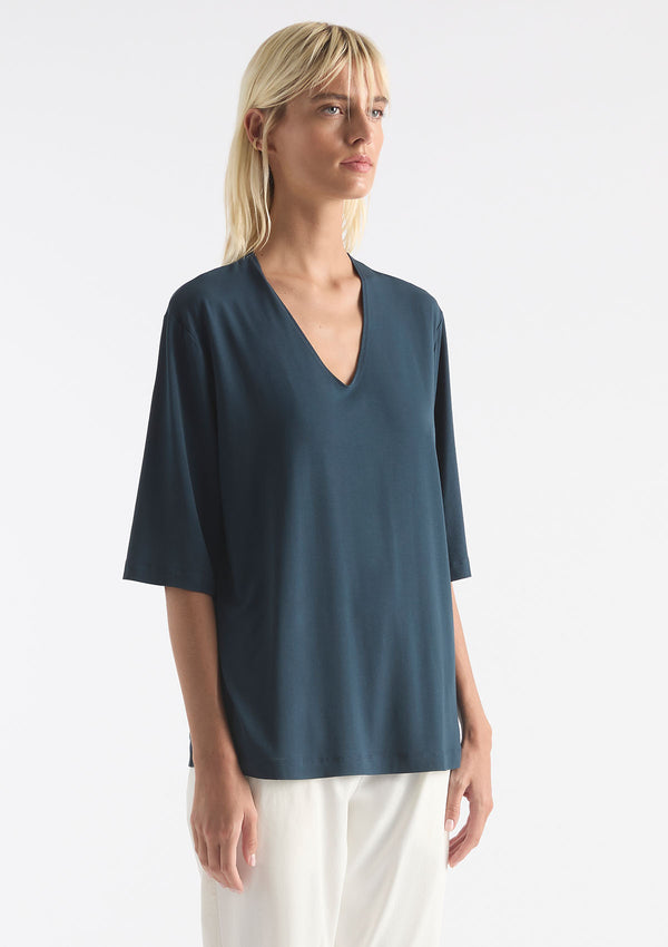 Mela Purdie Matte Jersey V Stretch Plaza
