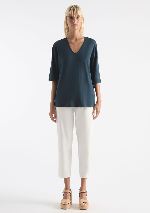 Mela Purdie Matte Jersey V Stretch Plaza