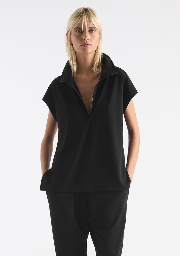 Mela Purdie Powder Knit Zip Front Shell