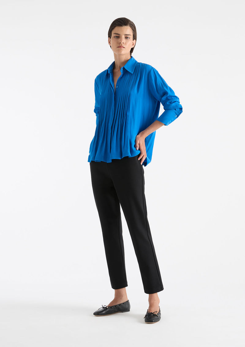 Mela Purdie Mache Straw Pleat Shirt