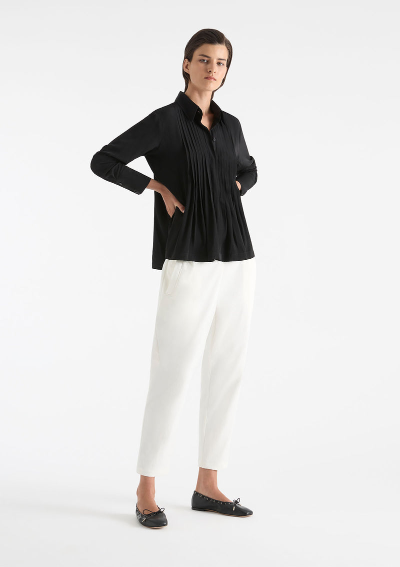 Mela Purdie Mache Straw Pleat Shirt