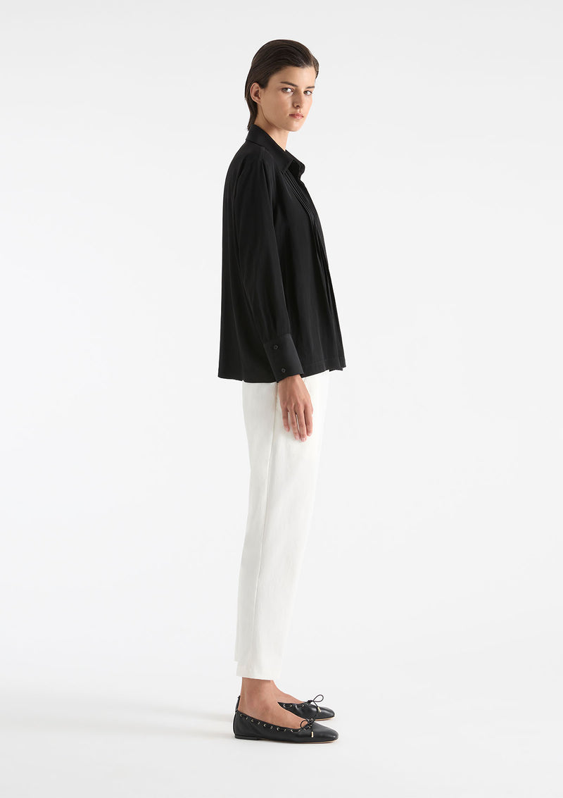 Mela Purdie Mache Straw Pleat Shirt
