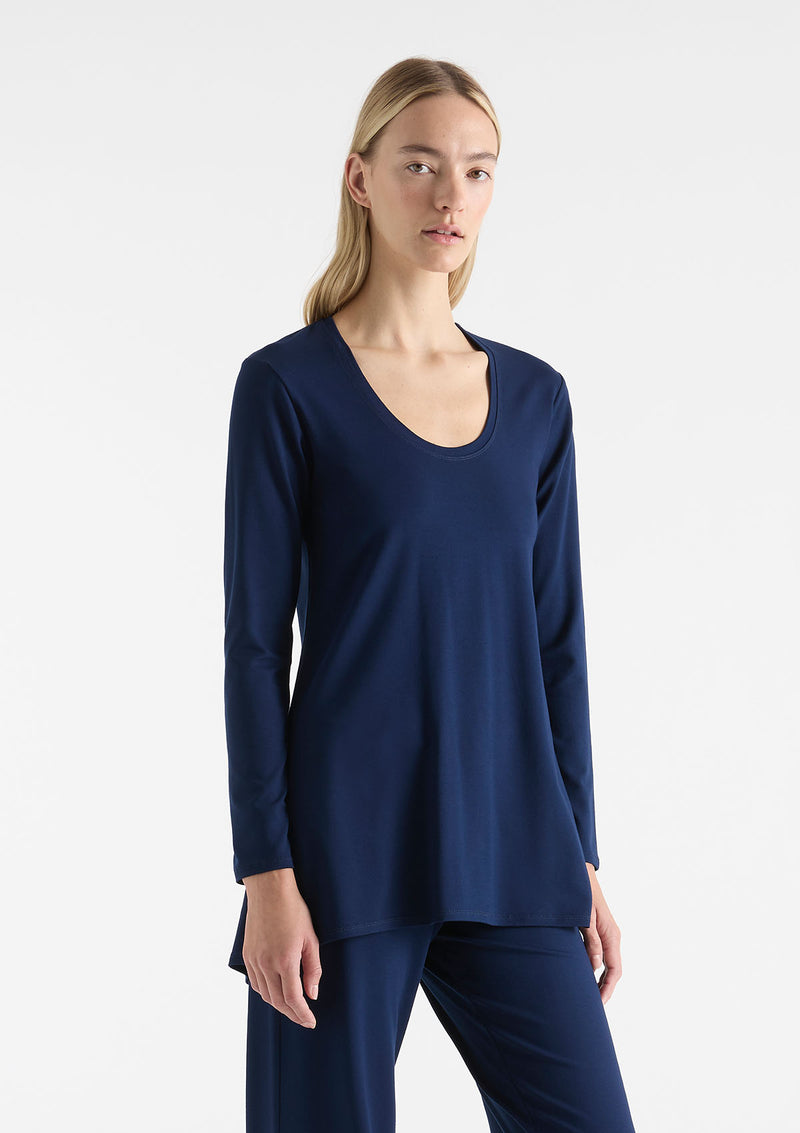 Mela Purdie Matte Jersey Dip Top