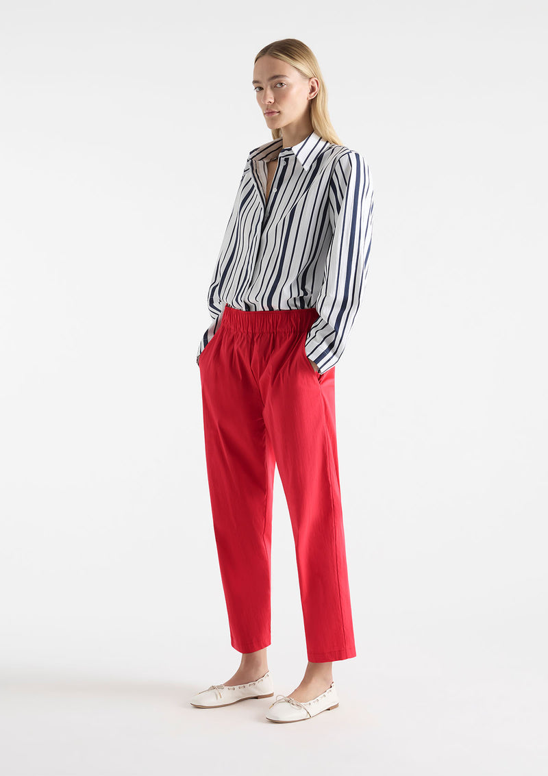 Mela Purdie Rio Stripe Popilene Dart Shirt